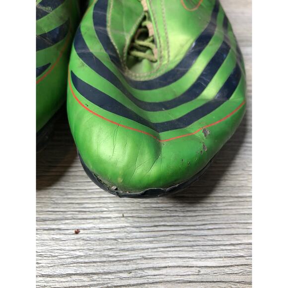RARE Adidas F10 Tunit Green Football Soccer Cleat 098125 US 11.5 main image 10
